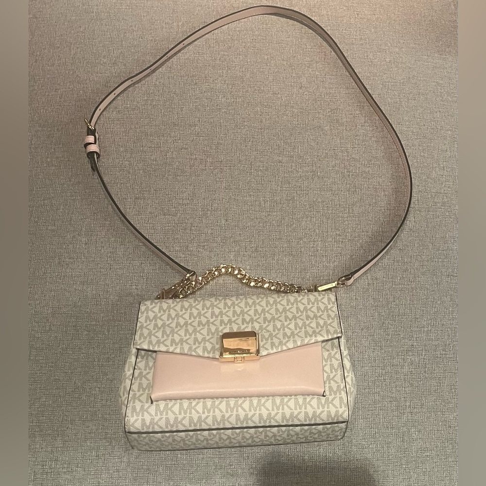 Michael Kors Blush and Cream Crossbody & Hand  Bag